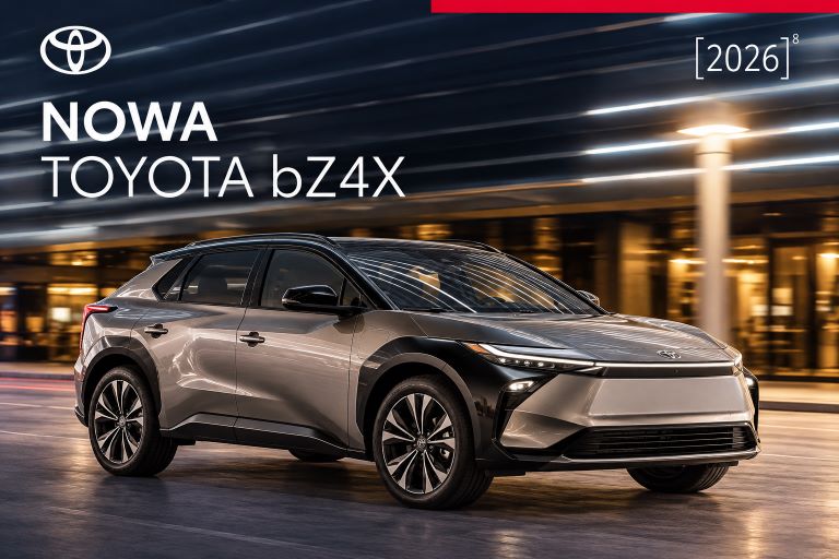 Nowa Toyota bZ4X 2026 – katalog producenta