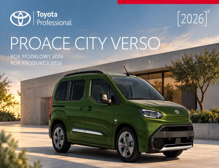 Toyota Proace City Verso 2026 – katalog producenta